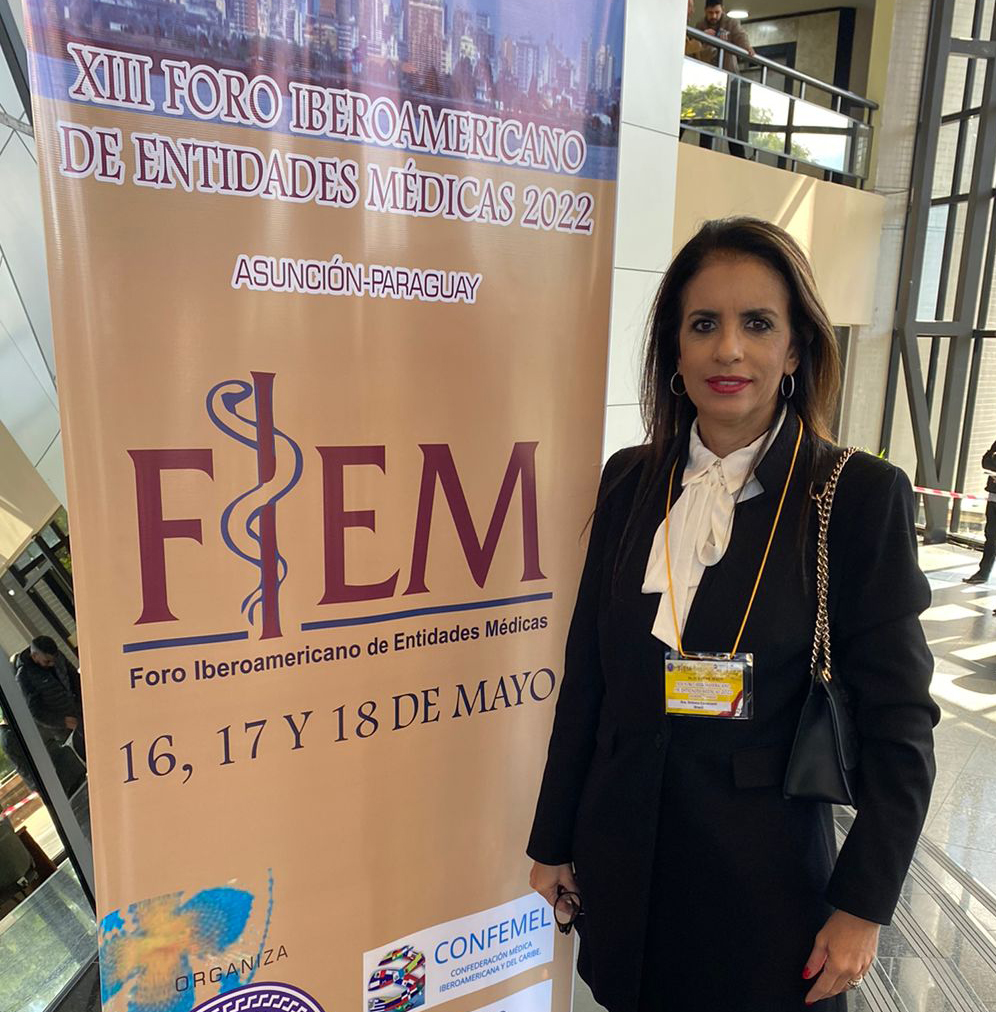 Segunda vice-presidente do CRM-PB participa de Fórum Ibero-Americano de Entidades Médicas