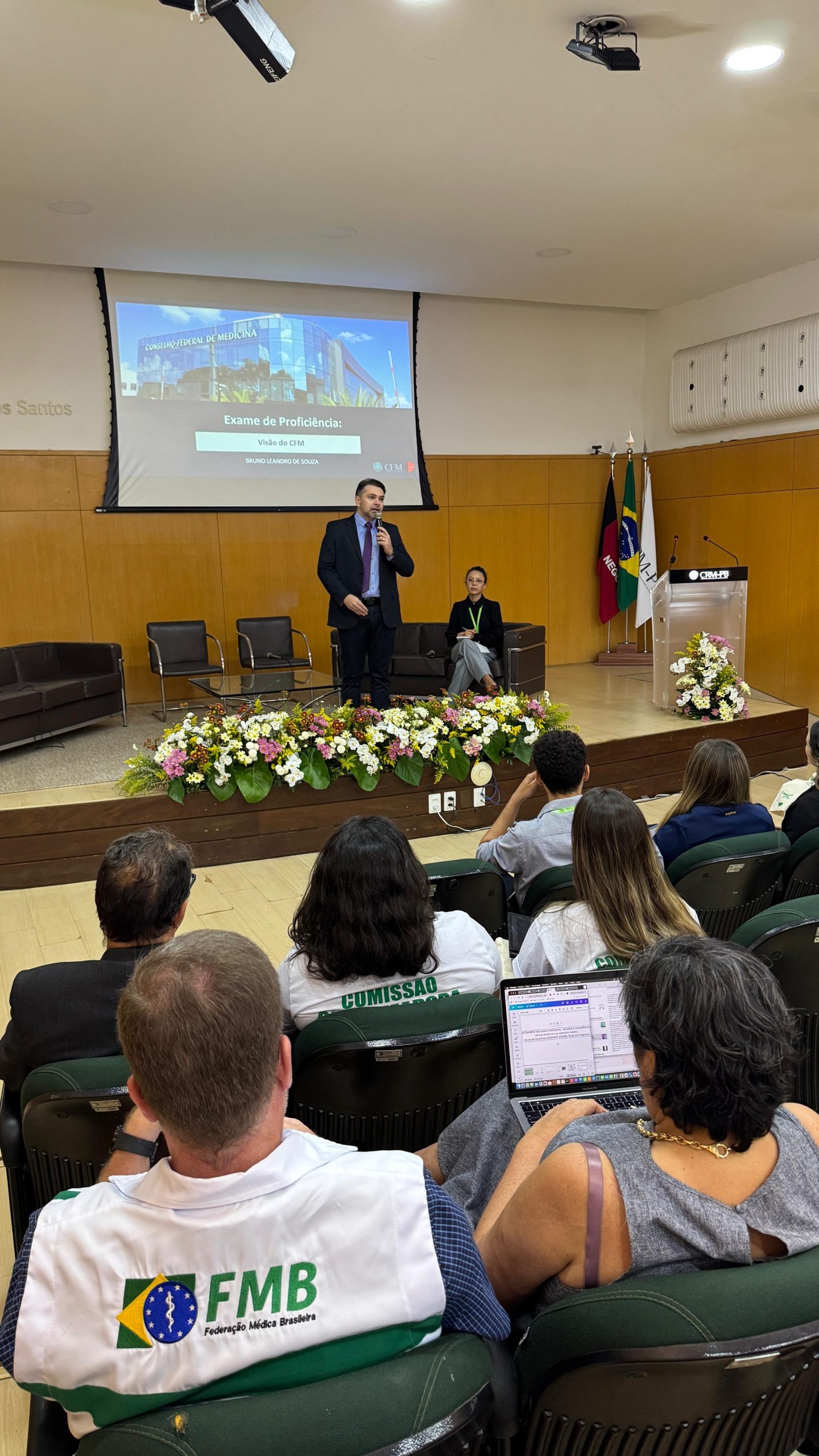 CRM-PB participa da abertura do II Congresso Acadêmico Sindical da Federação Médica Brasileira