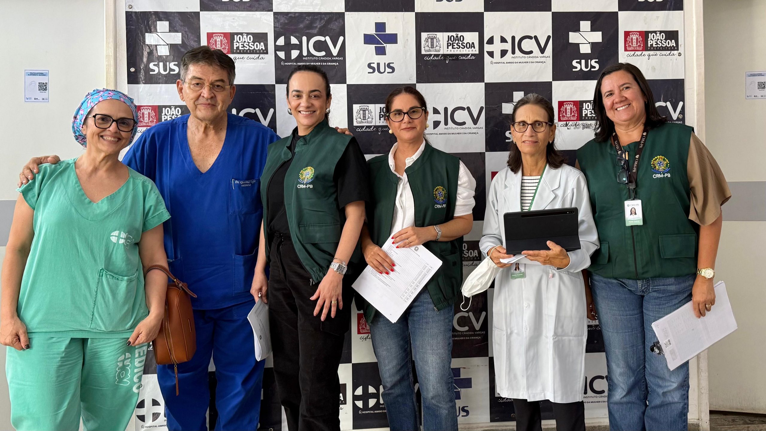 Comissão de Segurança Obstétrica do CRM-PB visita Instituto Cândida Vargas