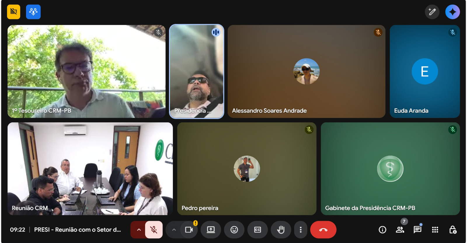 CRM-PB alinha procedimentos de compras e contratos em reunião administrativa