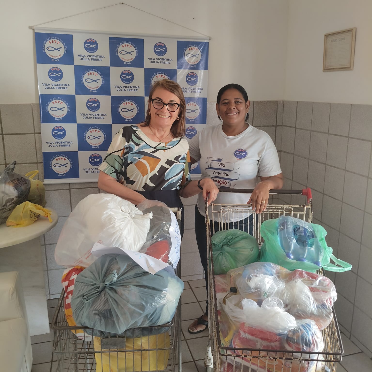 CRM-PB entrega doações à Vila Vicentina em João Pessoa